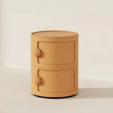 Narrow Length Kids Nightstand with Multi-Cabinets Image - 34