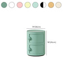 Narrow Length Kids Nightstand with Multi-Cabinets Image - 38