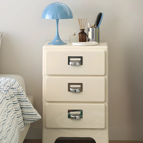 Narrow Length Multi-Drawers Kids Nightstand with Legs Image - 1