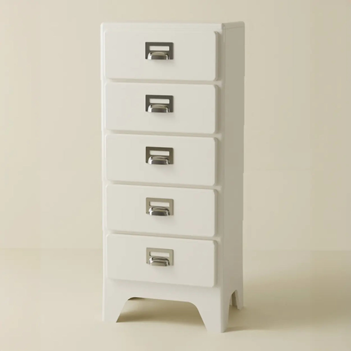 Narrow Length Multi-Drawers Kids Nightstand with Legs Image - 10