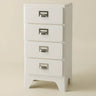 Narrow Length Multi-Drawers Kids Nightstand with Legs Image - 17