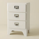 Narrow Length Multi-Drawers Kids Nightstand with Legs Image - 21