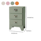 Narrow Length Multi-Drawers Kids Nightstand with Legs Image - 26
