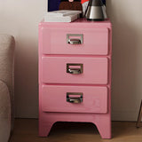 Narrow Length Multi-Drawers Kids Nightstand with Legs Image - 5