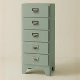 Narrow Length Multi-Drawers Kids Nightstand with Legs Image - 6