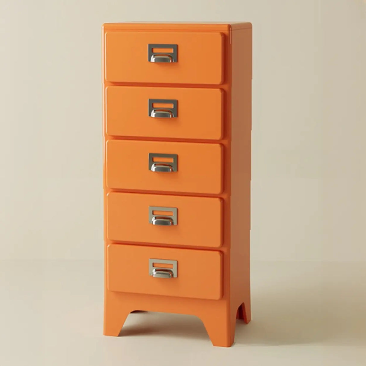 Narrow Length Multi-Drawers Kids Nightstand with Legs Image - 8