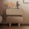 Narrow Length Short Height Leather Kids Nightstand Image - 1