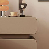 Narrow Length Short Height Leather Kids Nightstand Image - 8