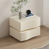 Narrow Length Wooden Kids Nightstand with Two Drawers Image - 2