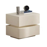 Narrow Length Wooden Kids Nightstand with Two Drawers Image - 8