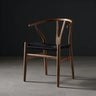 Natural Beech Wood Wishbone Back Dining Arm Chair Image - 27