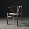 Natural Beech Wood Wishbone Back Dining Arm Chair Image - 39