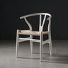 Natural Beech Wood Wishbone Back Dining Arm Chair Image - 51
