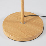 Natural Dark Green Pleated Cone Metal Floor Lamp Image - 11