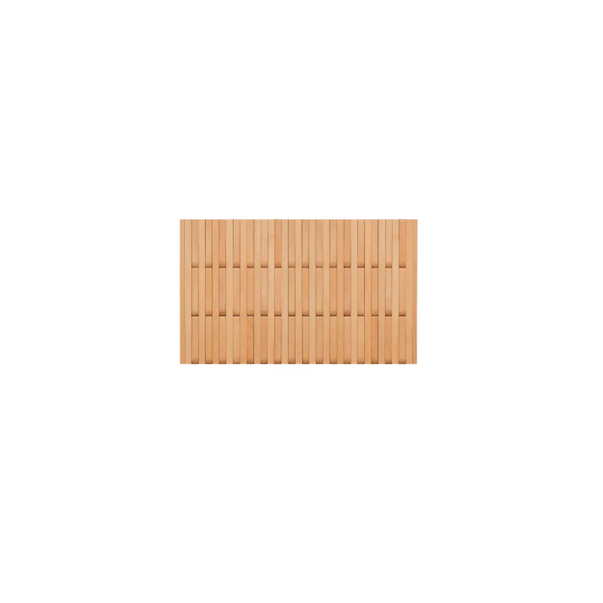 Natural Finish Hooks Wooden Floating Mount Hall Tree Image - 10