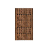 Natural Finish Hooks Wooden Floating Mount Hall Tree Image - 21