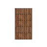 Natural Finish Hooks Wooden Floating Mount Hall Tree Image - 21