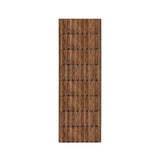 Natural Finish Hooks Wooden Floating Mount Hall Tree Image - 26