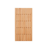 Natural Finish Hooks Wooden Floating Mount Hall Tree Image - 2