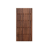 Natural Finish Hooks Wooden Floating Mount Hall Tree Image - 33