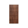 Natural Finish Hooks Wooden Floating Mount Hall Tree Image - 33