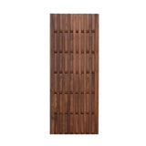 Natural Finish Hooks Wooden Floating Mount Hall Tree Image - 34