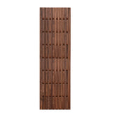 Natural Finish Hooks Wooden Floating Mount Hall Tree Image - 36