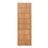 Natural Finish Hooks Wooden Floating Mount Hall Tree Image - 7