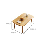 Natural Finish Manufactured Wood Storage Coffee Table Image - 15