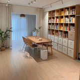 Natural Finish Rectangular Standard Writing Desk Image - 1