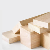 Natural Finish Vertical Wood Closed Display Bookcase Image - 9