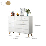 Natural Finish Wood Dresser for Nine Drawers Image - 23