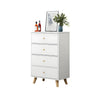 Natural Finish Wood Dresser for Nine Drawers Image - 2