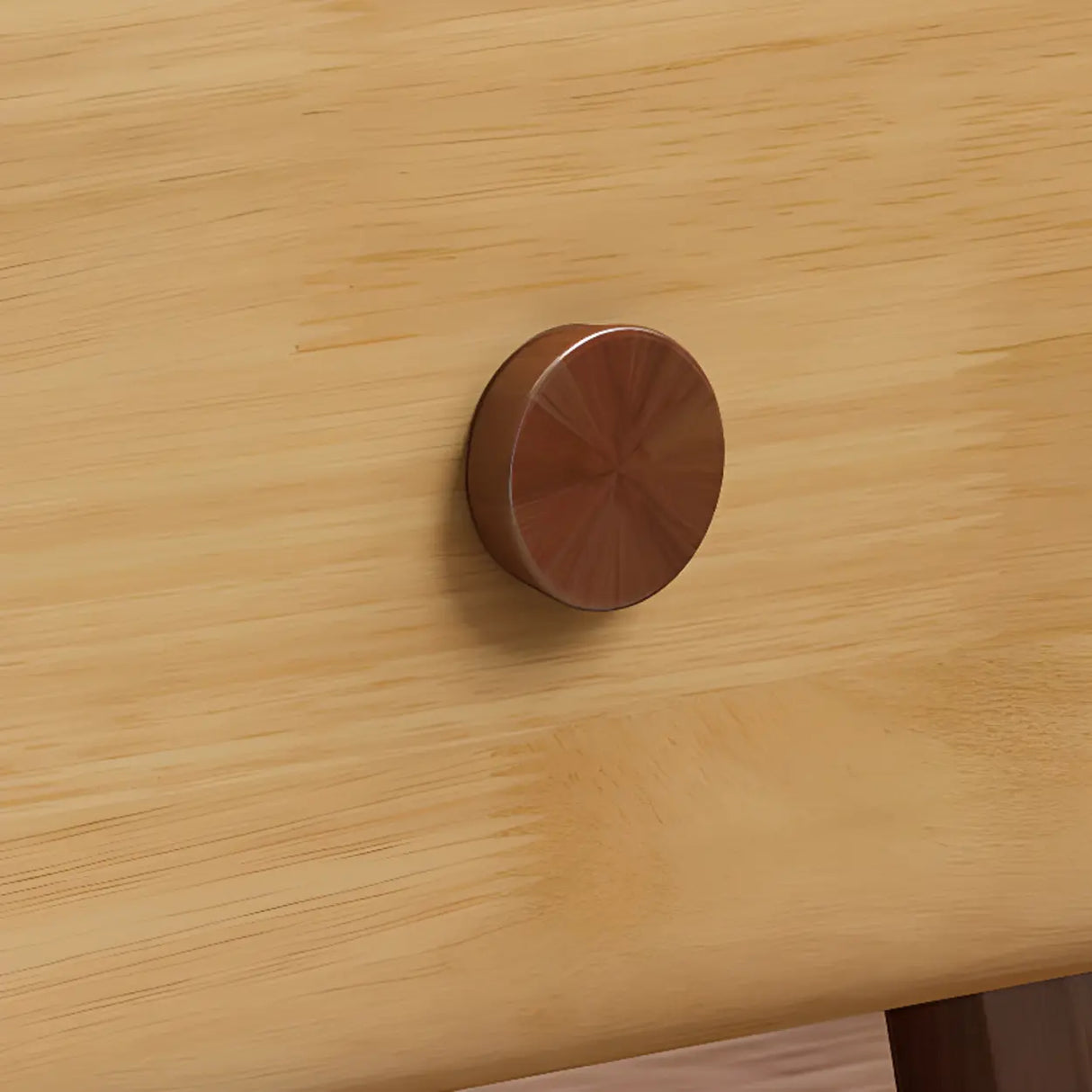 Natural Finish Wood Tip Resistant Kids Nightstand Image - 9