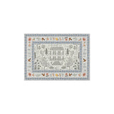 Natural House Pattern Off-White Anti-Slip Area Rug Image - 3
