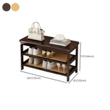 Natural Multi-Tier Bamboo Shoe Storage Rack Entryway Image - 39