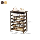 Natural Multi-Tier Bamboo Shoe Storage Rack Entryway Image - 50