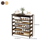 Natural Multi-Tier Bamboo Shoe Storage Rack Entryway Image - 52