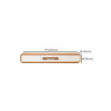 Natural-White Wooden Drawers Cabinet Long TV Stand Image - 17
