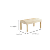 Natural Wood Kids Learning Table Chair Set with Storage #size