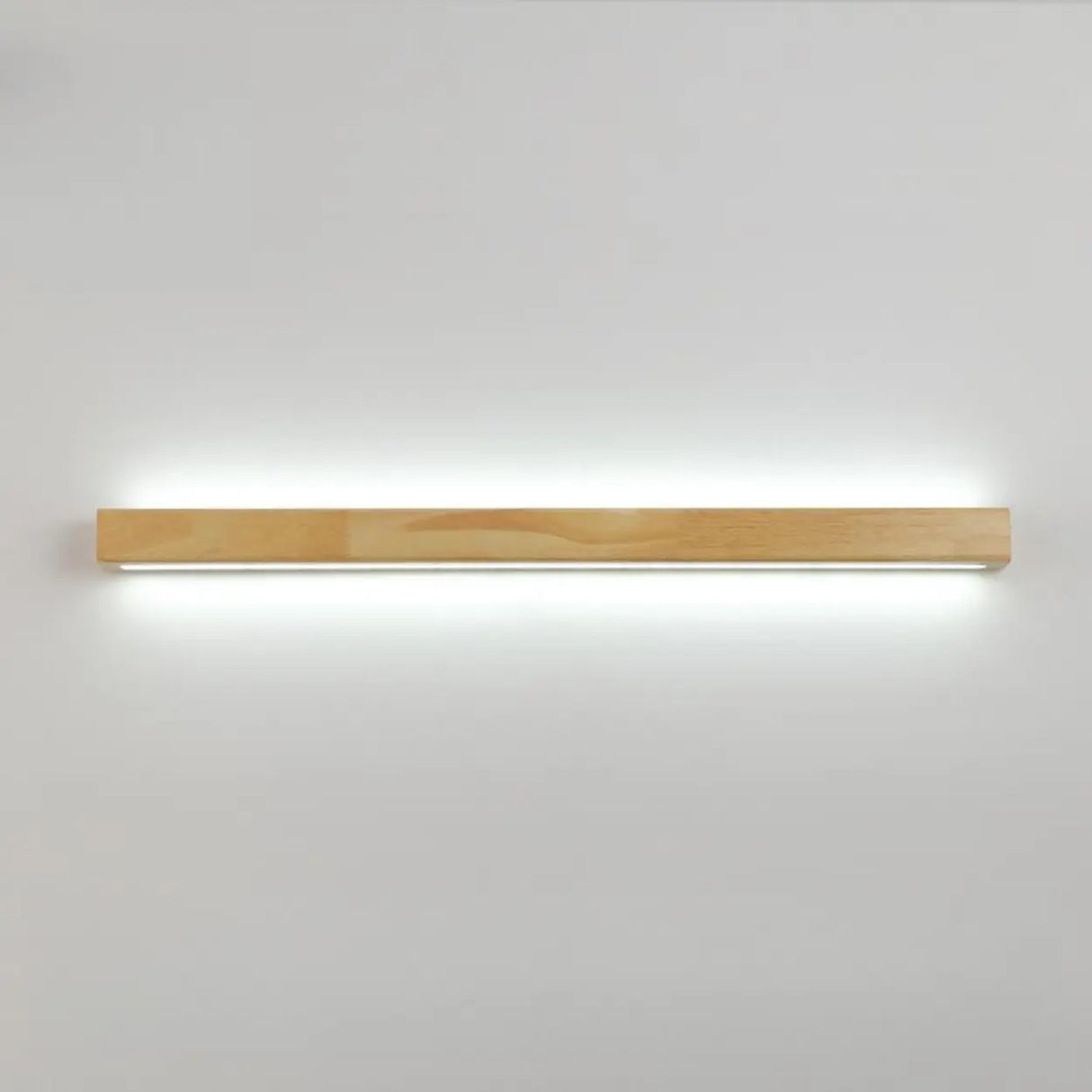 Natural Wood Living Room Up Down Wall Vanity Light Image - 8
