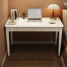 Natural Wooden Drawers Butcher Block Writing Desk Image - 5