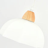 Nordic 3-Light Dome Wood Metal Island Pendant Lights Image - 5
