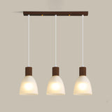 Nordic 3-Light Scalloped Dome Island Pendant Light Image - 8