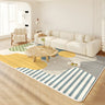 Nordic Geometric Cashmere Beige Non-slip Area Rug Image - 6