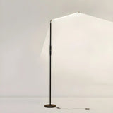 Nordic Iron LED Silica Gel Strip Bedroom Floor Lamp Image - 8