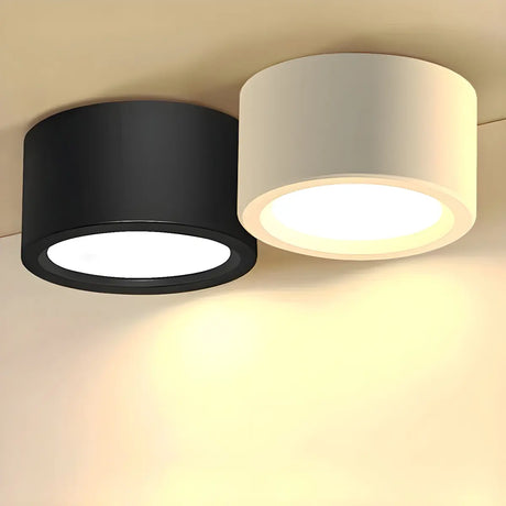 Nordic LED Cylinder Minimalist Close To Ceiling Lights Image - 1