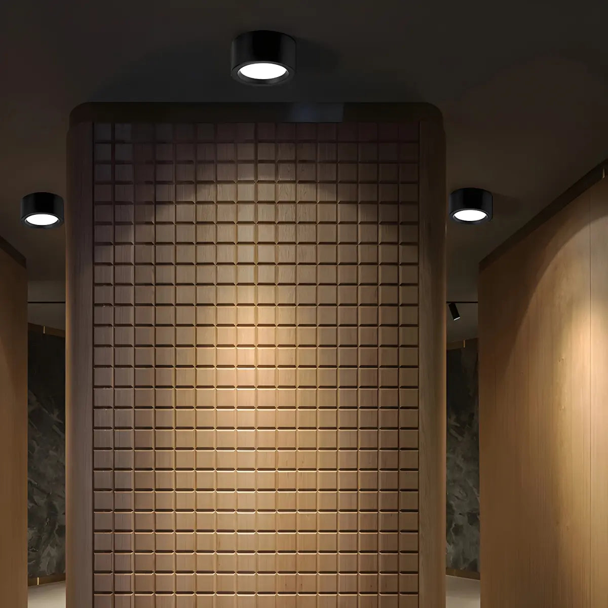 Nordic LED Cylinder Minimalist Close To Ceiling Lights Image - 12