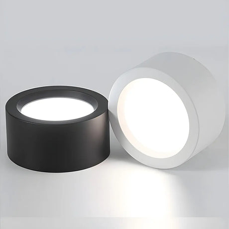 Nordic LED Cylinder Minimalist Close To Ceiling Lights Image - 2