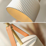 Nordic Living Room White Ceramics Cylinder Pendant Light Image - 10